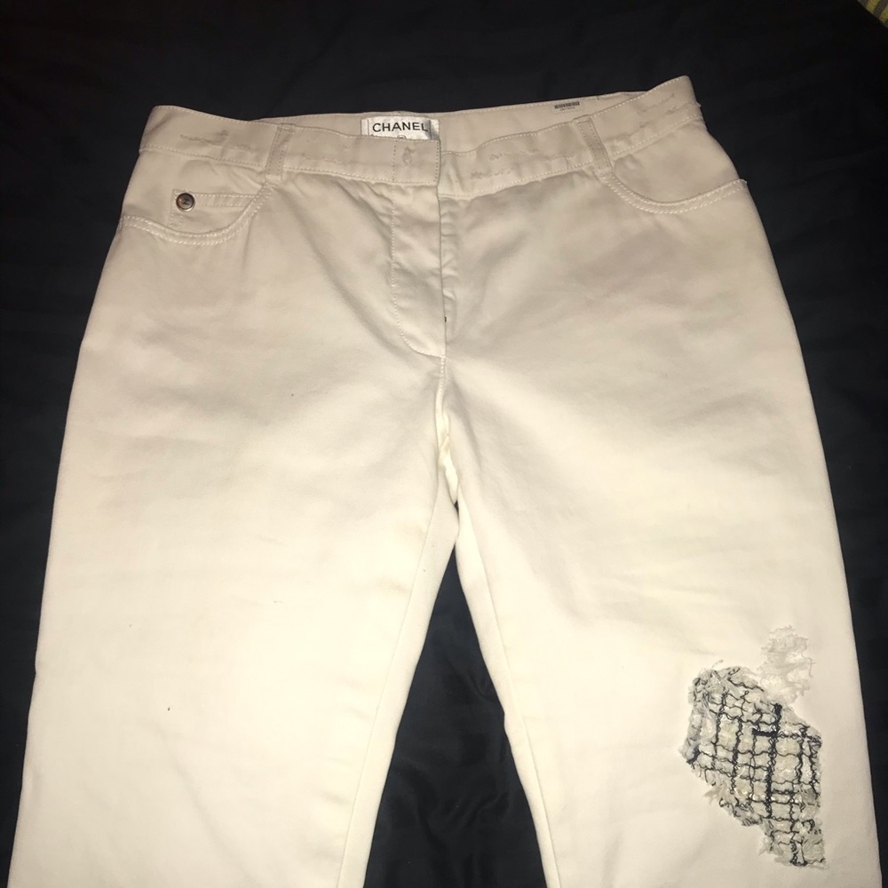 CHANEL Chanel patchwork denim (size 26)